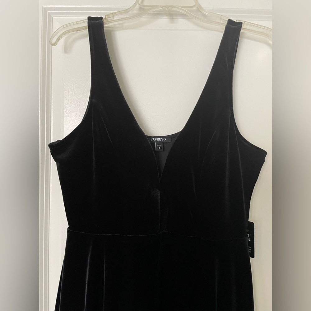Express Velour Dress - Picture 2 of 5